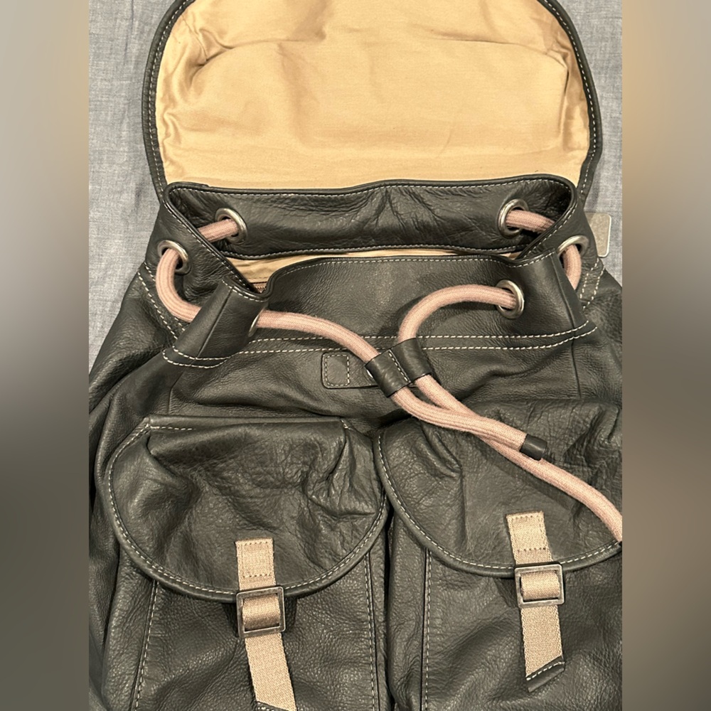 Ugg Sample Leather Drawstring Bag - image 4